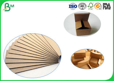 Excellent Performance 0.6mm 0.8mm 0.9mm Brown Color Solid Board Sheets For Packaging