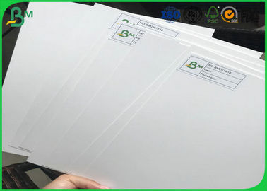 ISO Certificated 200g 250g 300g 350g One Side Coated Ivory Board Paper For Printing Name Cards