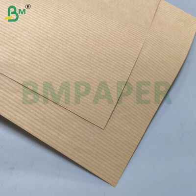 Brown Unbleached MG Ribbed Kraft Paper 40 - 100gsm For Sacks & Bags