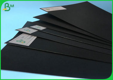 200g 250g Coated High Stiffness Book Binding Board /  Black Cardboard In Sheet