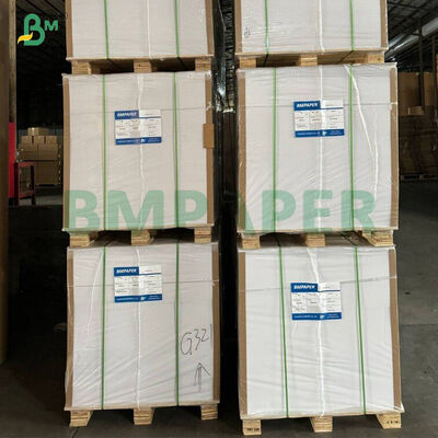  240gsm Virgin Wood Pulp Material C1S Super White Paper Board For Cigarette Packing High stiffness	
