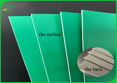 1.2mm Folding Resistant One Side Coated Green Grey Cardboard In Sheet