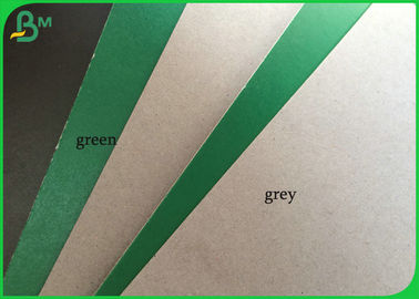 FSC Certificated Grey Chipboard / Coating One Side Grey One Side Green Paper Carboard