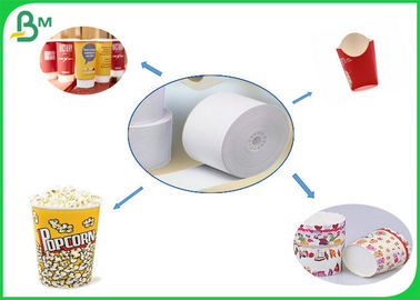 Eco - Friendly Biodegradable 180gsm 200gsm 230gsm PE Coated Food Grade Paper Roll For Lunch Box