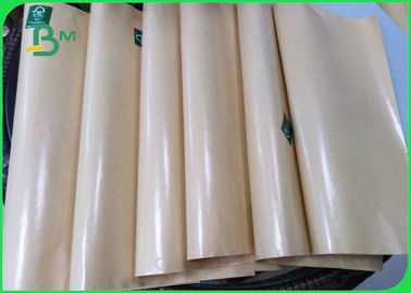 100% Waterproof PE Coated Brown Kraft Paper For Fast Food Packaging Box