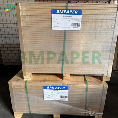 Good Folding Resistance Brown PE Coated Kraft Paper For Food Packaging
