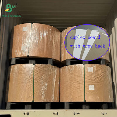250gsm 300gsm Clay Coated Duplex Board Grey Back For Package 27.25x28inch