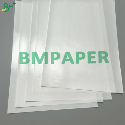 Custom Print 40g+12g Single Side PE Laminated White Kraft Paper