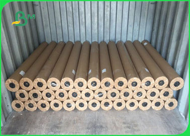 Oil Proof / Moisture Proof Plotter Paper Roll Chemical Pulp Type