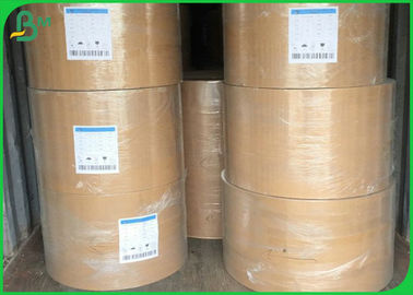 Light Thickness Food Grade Paper Roll / Brown Uncoated Paper Sheet With 594mm * 841mm