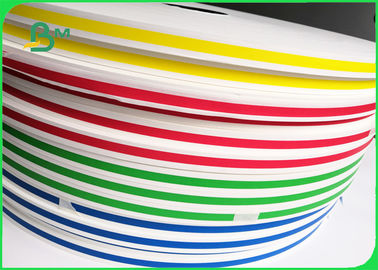 60gsm Virgin Red / Green Printed Food Grade Paper to Make Paper Straws