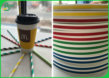 Small Size Biodegradable Printable FDA Straw Paper With Food Grade Ink
