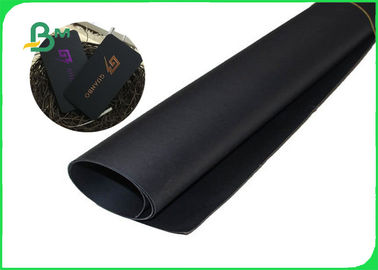 100% Recycled Pulp Mooth Surface Good Stiffness Black Cardboard For Packing 80 - 450g