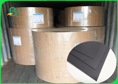 SGS FDA Certified 350gsm 400gsm Black Cardboard For Notebook Covers