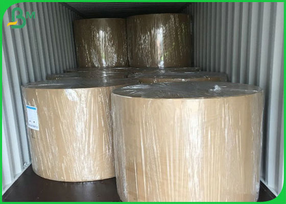 Recycled 50GSM TO 160GSM Brown Kraft Liner Paper For Packing