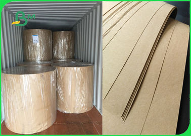 FDA 60gsm 80gsm Brown Craft Paper Jumbo Roll for Shopping Bags Custom