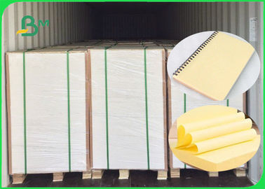 70GSM 80GSM Yellow Woodfree Paper / Bond Paper 100% Virgin Pulp FSC Certified