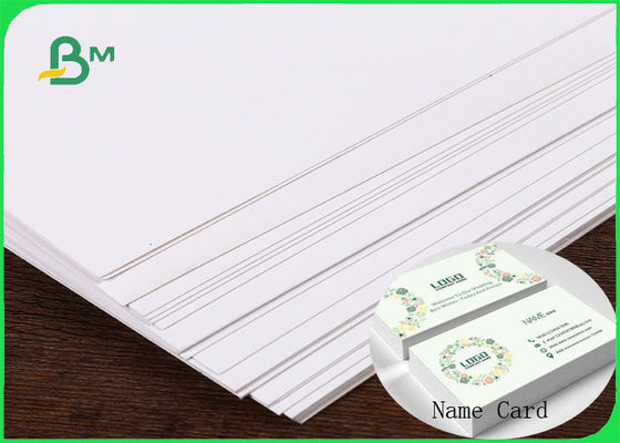 ISO High Thickness Ivory Board Paper C1S White Cardboard 1.35MM 1.5MM For Making Name Card