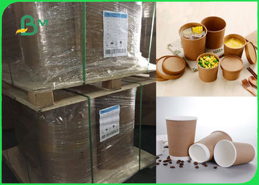 80gsm One Side Coated Food Grade High Strength Cups Paper In Roll