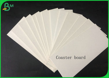 1.4mm 100% Virgin Pulp White Coaster Board For Making Car Air Fresher Or Coaster