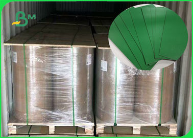 FSC Accredited 1.2MM Green Board Great Stiffiness Rolls Packing For Making Box