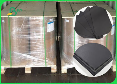 All Black 400g 700g Stiff Paperboard Grade AA With 640mm 700mm For Necklace Box