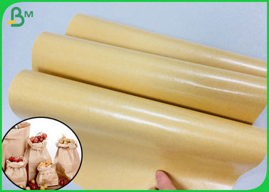 PE Coated Food Packing Paper / PE Coated Brown Kraft Paper With FDA Certification