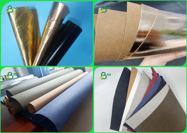 0.3 0.55 0.8mm Wear Resisting Rose Gold Color Washable Kraft Paper For Child Bags