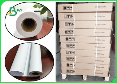 20LB Plotter Bond Paper High Whiteness Length 100m 150m For CAD Design