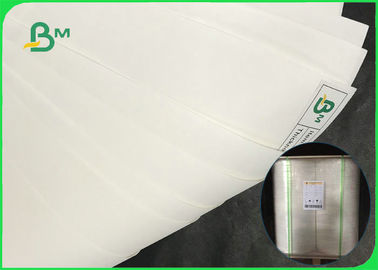 Strong Strength 80gsm 90gsm Food Grade White Craft Paper Roll For Flour Bag