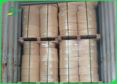 Virgin Wood Pulp 60gsm 120gsm Food Grade Kraft Paper Roll For Straws Making