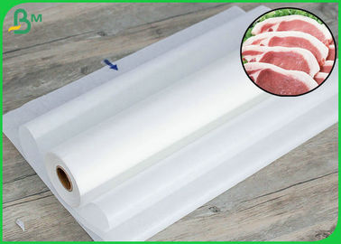 30gr 40gr White Color MG Butcher Wrapping Paper Roll For Meat