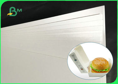 Oil - Proof 350gsm + 15g PE Coated Laminated Paper For Food Packages Boxes