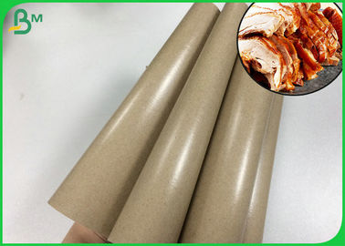 80gsm Oilproof PE Laminated Kraft Paper Reel To Roast Duck Wrapping