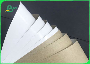 Grade AA 140gsm 170gsm Recyclable White Top Kraft Liner Paper For Packaging