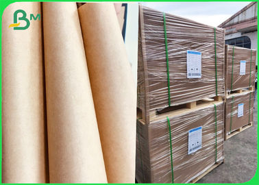 100% Extensible Virgin Brown Kraft Liner Paper For Cement Bags Making