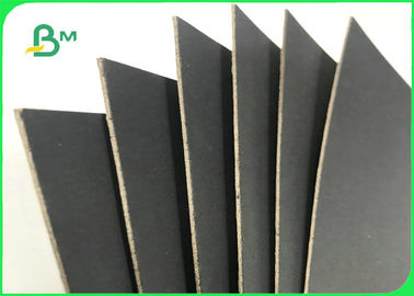 1.5MM 2MM 70 * 100cm Black Paper With Grey Back For Boxes Packing