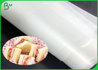 35g 40g 50g Natural MG Machine Glazed Kraft Paper Roll For Meat Packaging