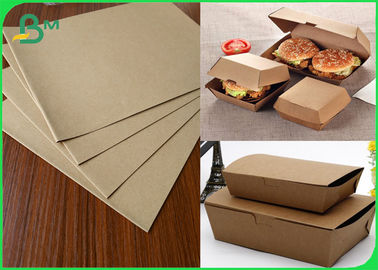 Biodegradable Takeaway Food Packaging Container Kraft Board 300gsm