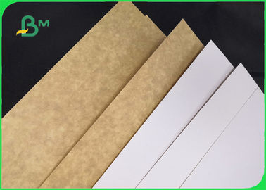 One Side Clay Coated Bleached White Top Kraft Back Liner Paper For Food Package