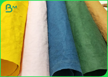 Multicolor Tear Resistance Washable Kraft Paper For Bags Plicated