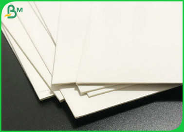 C1S One Side Glossy White Cardboard 1mm 1.5mm Duplex Board White Back Sheets