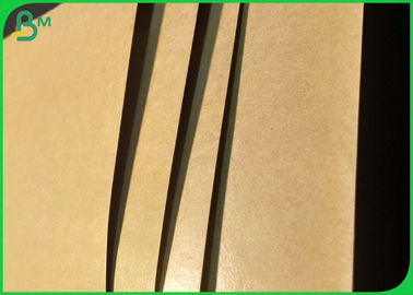 Eco - Friendly 300 GSM Food Grade Kraft Paper With Single PE Coated 15 Gram