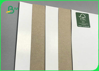 140 - 200gsm One Side Coated Kraft Board For Boxes Making
