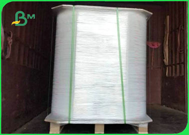 Degradable 28gsm 33mm * 5000m Straw Wrapping Paper For Packing Drinking Straws