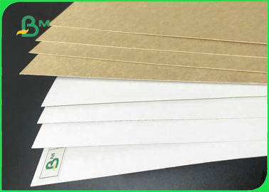 250GSM 325GSM FDA Safe White Face Kraft Board For Fast Food Packing