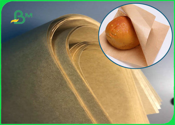 50gsm 60gsm Single Side PE Coated Food Kraft Paper Greaseproof