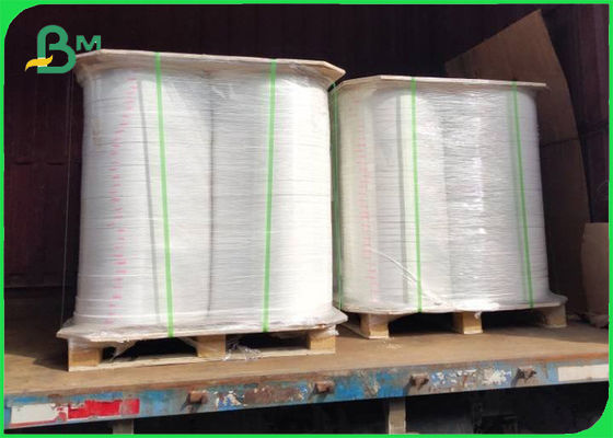 White Thin Straw Wrap Paper 28gsm Perfect Paper Packaging For Straws