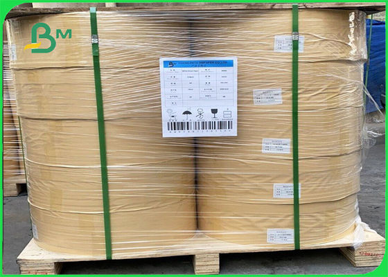 Plain Black Color Paper Drinking Straw Making Material 60gsm In Roll