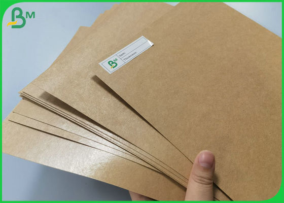 Polyethylene Coated 300G 350G Unbleached Brown Packaging Cardboard Sheet